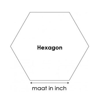 Hexagon 1/2inch - Template I-Spy 