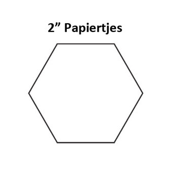 Hexagon 2inch - Papiertjes