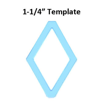 Sixpointed Diamond 1-1/4inch - Template I-Spy