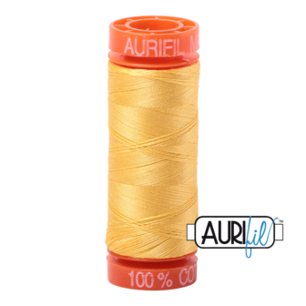 Aurifil Mako50 #1135 Pale Yellow - 200mtr