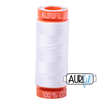 Aurifil Mako50 #2024 White - 200mtr