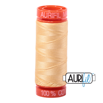 Aurifil Mako50 #2130 Medium Butter - 200mtr