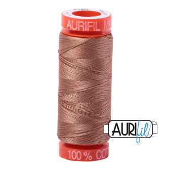 Aurifil Mako50 #2340 Cafe au lait - 200mtr