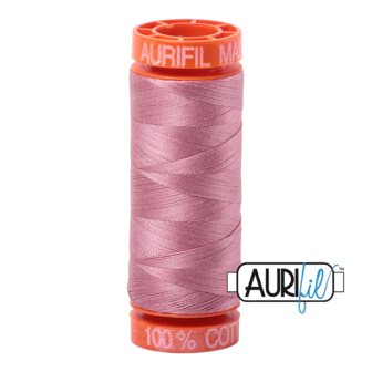 Aurifil Mako50 #2445 Victorian Rose - 200mtr