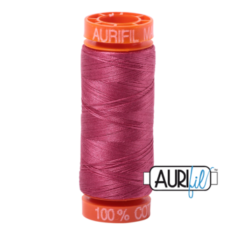 Aurifil Mako50 #2455 Medium Carmine Red - 200mtr