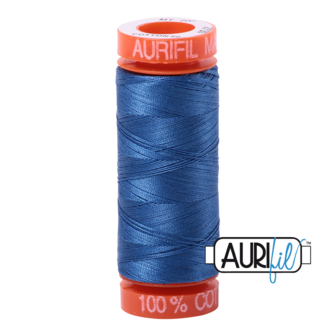 Aurifil Mako50 #2730 Delft Blue - 200mtr