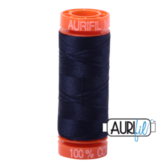 Aurifil Mako50 #2785 Very Dark Navy - 200mtr