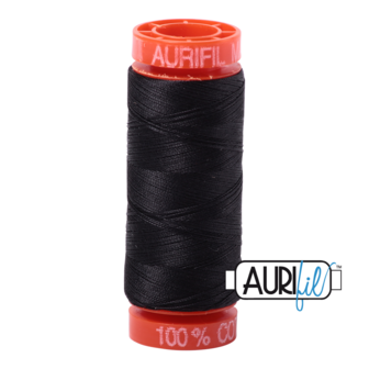 Aurifil Mako50 #4241 Very Dark Grey - 200mtr