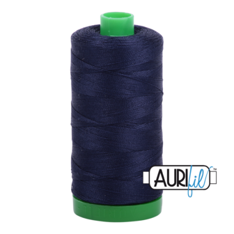 Aurifil Mako40 #2785 Very Dark Navy - 1000mtr