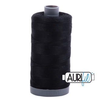 Aurifil Mako28 #2692 Black - 750m Quiltgaren