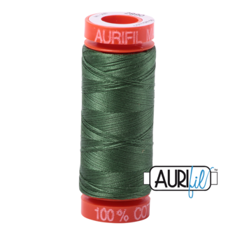 Aurifil Mako50 #2890 Very Dark Grass Green - 200mtr