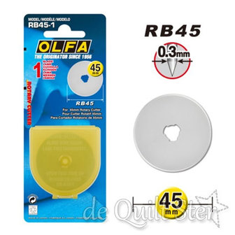 Olfa Reservemes 45mm RB45-1