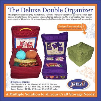 Yazzii | The Double Deluxe Organizer [CA16A] *OP BESTELLING*