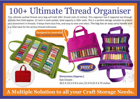 Yazzii | 100+ Ultimate Thread Organiser [CA635B] 