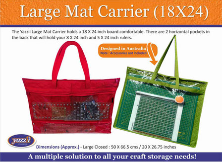 Yazzii | Large Mat Carrier [CA570A] *OP BESTELLING*