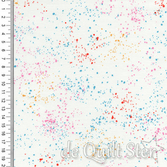 Speckled | Confetti ivoor/roze/blauw/geel/rood [5027-15]