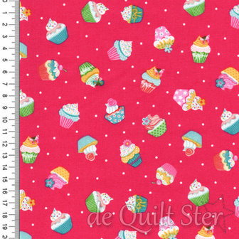 COUPON Daydream | Cupcakes Pink [2277P] 53x110cm
