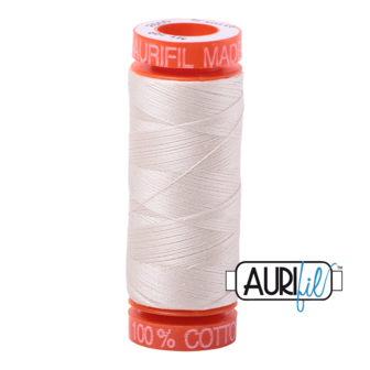 Aurifil Mako50 #2000 Light Sand - 200mtr