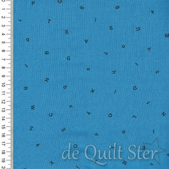 COUPON Anagram | Blue Letters [3004-20] 155x110cm