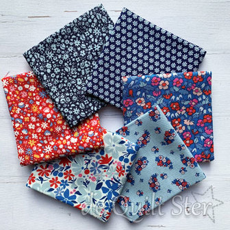 Bundel | Liberty of London Merry and Bright Collection - blauw