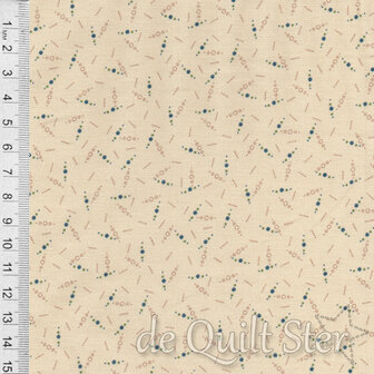 COUPON Country Meadow | Country Dots Cream [R1711Tan] 74x110cm