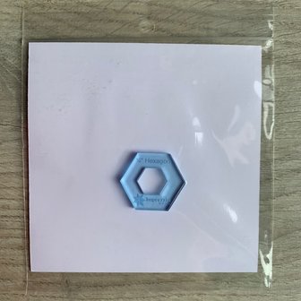 Template I-Spy | Hexagon 1/4inch [TempHEX14]