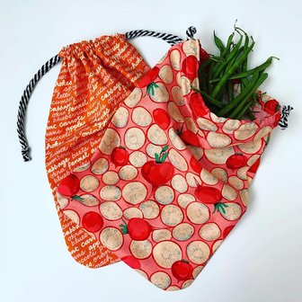 Quilt Ster Pakket 'Zero Waste Groente & Fruit tasje'