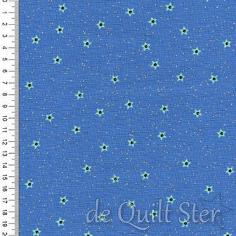 COUPON Night Fancy | Glimmer Blue Sterren [VF011] 57x110cm