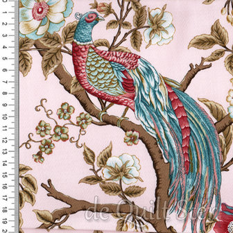 Lille| Main Bird and Floral Pink [2760-22]