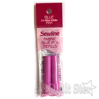 Sewline Glue Pen Refills 2-pack (Lijmstift navulling) Roze [FAB50021]