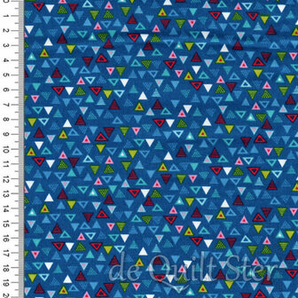 Pool Party | Triangles Blauw/Multi [2440B]