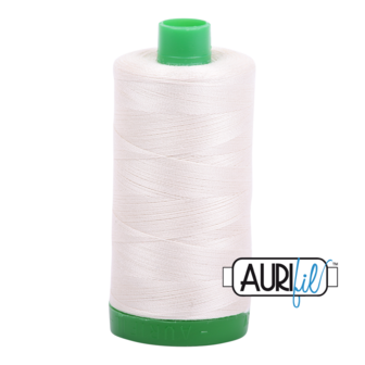 Aurifil Mako40 #2309 Silver White - 1000mtr