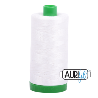 Aurifil Mako40 #2021 Natural White - 1000mtr