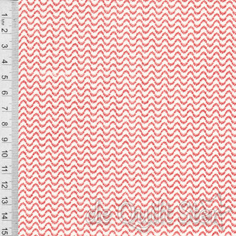 Red and White | Wave [49195-11]