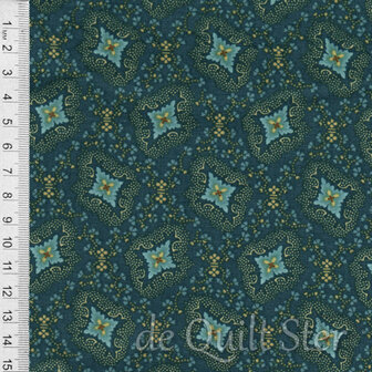 Bannard Hills | Diamond Foulard Teal [2941-77]