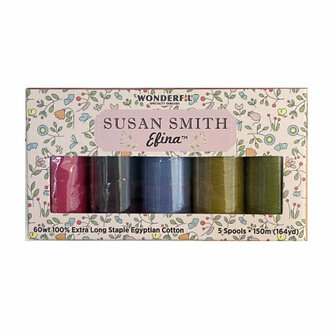 Efina 60wt Susan Smith 'FlowerBed' - set/5