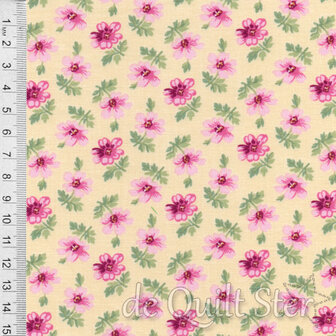 COUPON Avalon | Mini Flower Yellow [698Y] 55x110cm