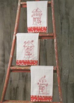 Annie&#039;s Quilting | Redwork Blizzard Buddies