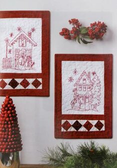 Annie&#039;s Quilting | Redwork Blizzard Buddies