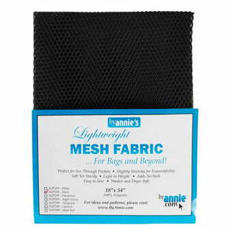 byAnnie&#039;s | Mesh Fabric - Black [SUP209]