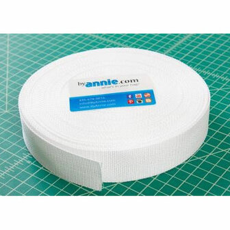 ByAnnie | Polypro Strapping 1,5inch/1meter White [SUP16415W]