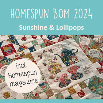 Homespun B.O.M. Quilt | Sunshine &amp; Lollipops incl. Magazine