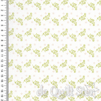 Linen Cupboard | Flowers Ivory/Green [20484-22]