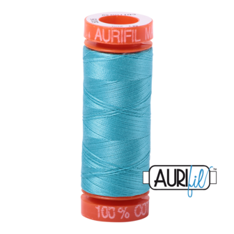 Aurifil Mako50 #5005 Bright Turquoise - 200mtr