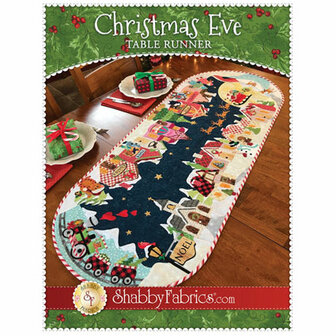 Shabby Fabrics | Patroon &#039;Christmas Eve Table Runner&#039; *VERWACHT MEDIO NOV&#039;25*
