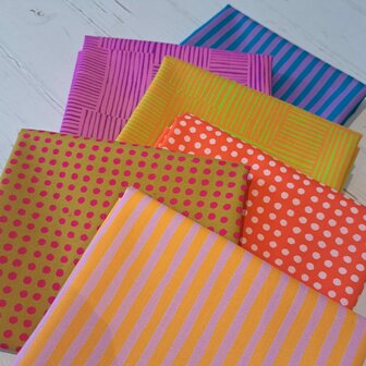 Ruby + Bee Blenders | Dots in Dephinium/Blush [54417-29]