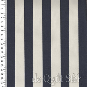 Big Stripe | 7/8inch navy/creme [88610]
