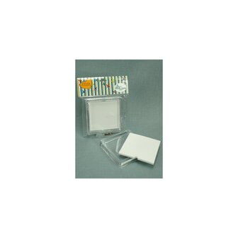 De Quilt Ster Plexiglas Onderzetter met ribbel