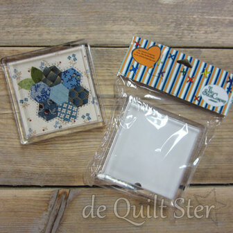 De Quilt Ster Plexiglas Onderzetter met ribbel