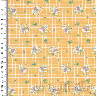 Dilly Dally | Floral Grid Yellow [10782-S]
